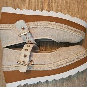 Chelsea & Violet Platform Mary Jane Sandal